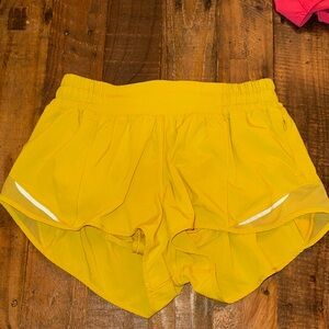 lululemon athletica Bright Yellow Athletic Shorts
